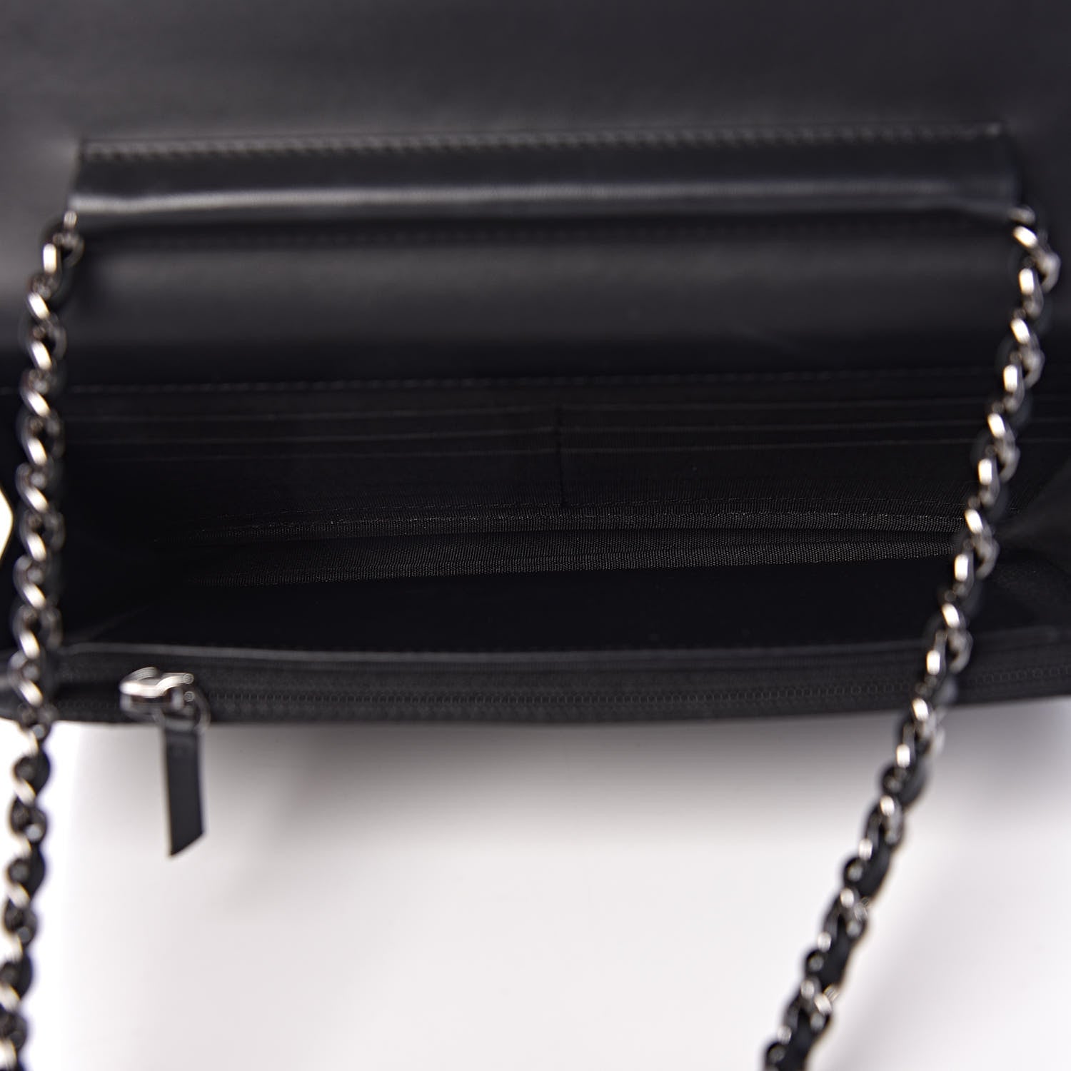 Chanel Patent Caviar Timeless CC Wallet on Chain WOC Black 5 of 13