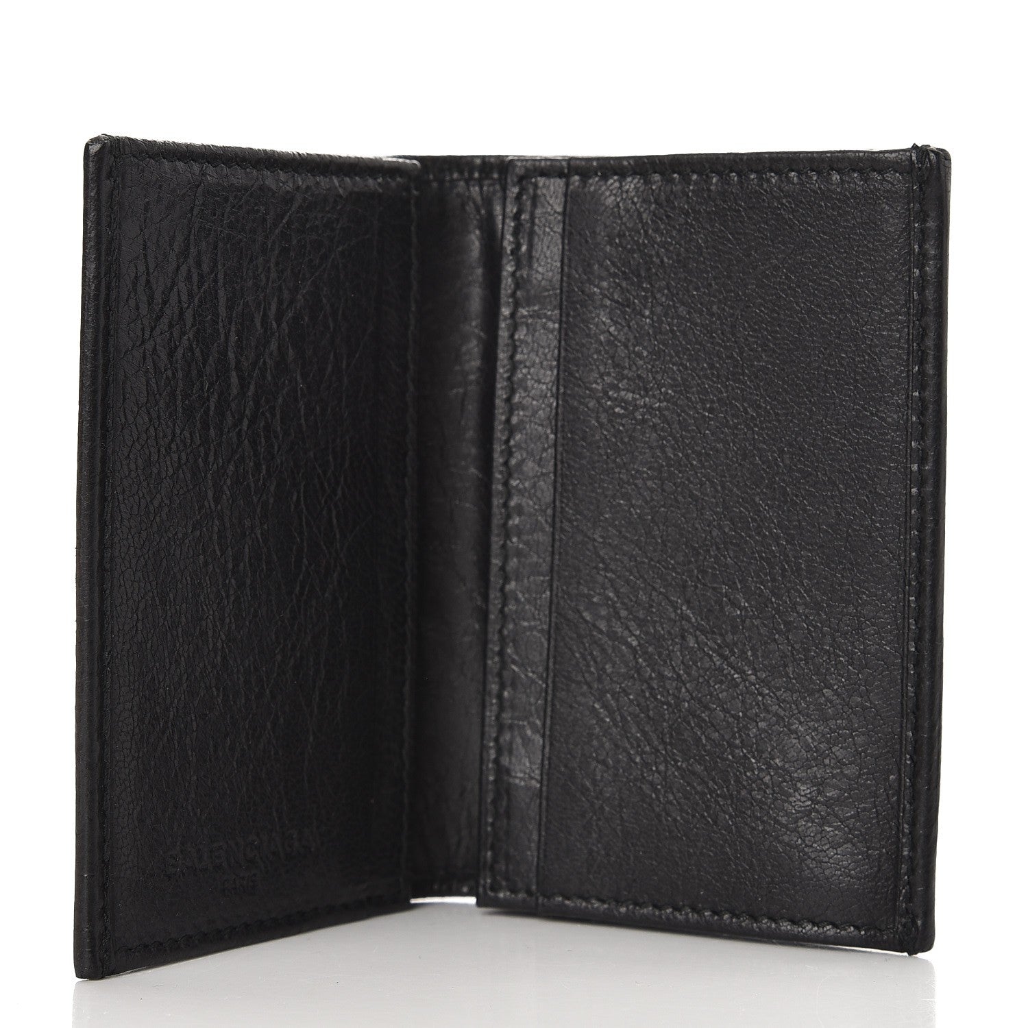Balenciaga Agneau Giant 12 Gold Hardware Gold Card Holder Black 6 of 7