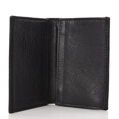 Balenciaga Agneau Giant 12 Gold Hardware Gold Card Holder Black 6 of 7