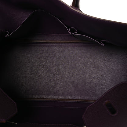 Hermes Togo JPG Shoulder Birkin II 42 Cassis 5 of 13