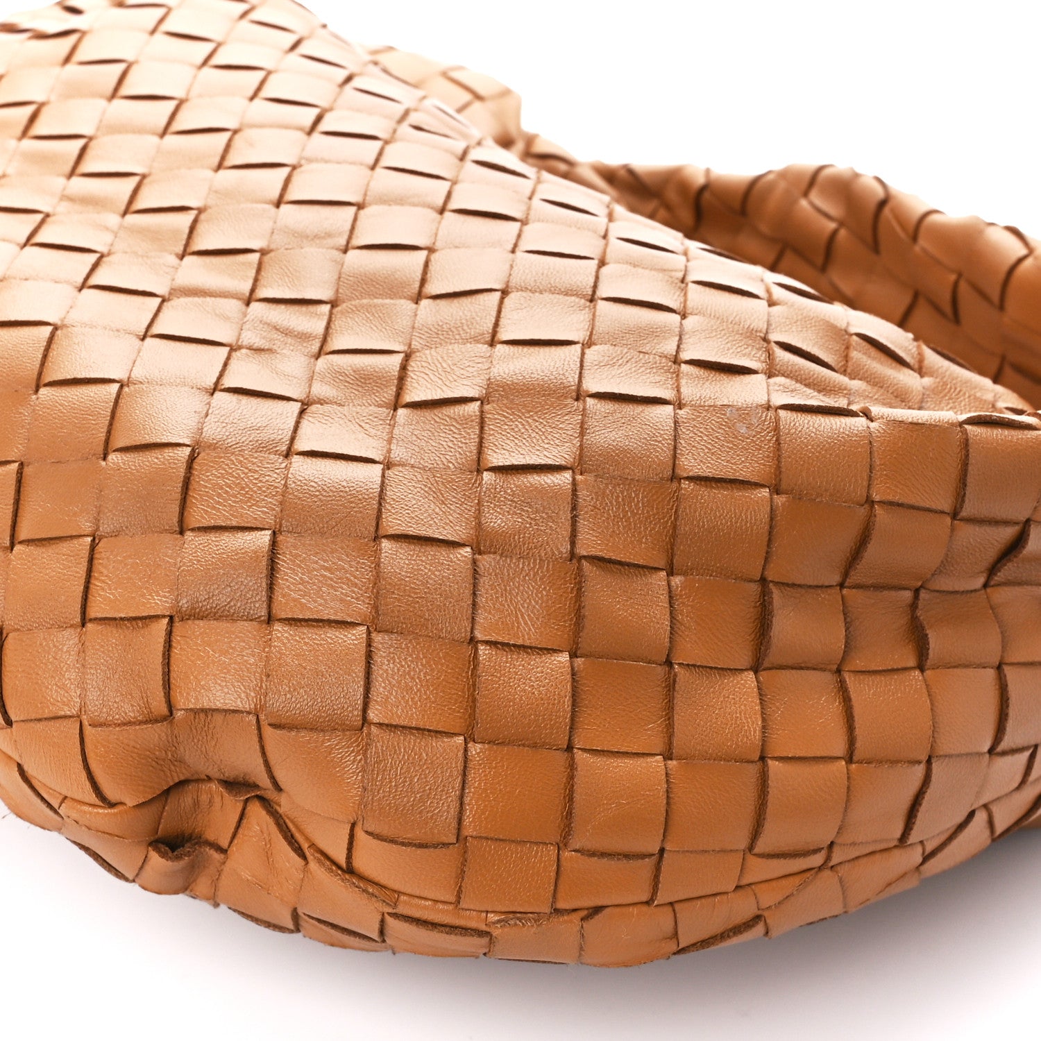 Bottega Veneta Nappa Intrecciato Teen Jodie Hobo Caramel 11 of 12