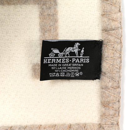 Hermes Wool Cashmere Avalon III Blanket Coco Camomille 3 of 3