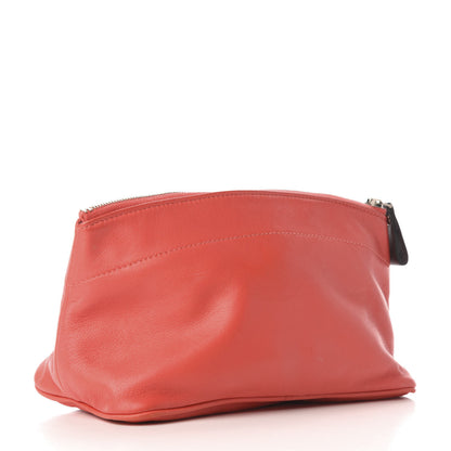 Hermes Lambskin Swift Tohubohu Pouch PM Rose Jaipur Prune 3 of 9