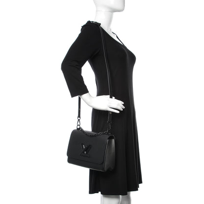 Louis Vuitton Epi Twist Shoulder Bag MM Matte Black 2 of 10