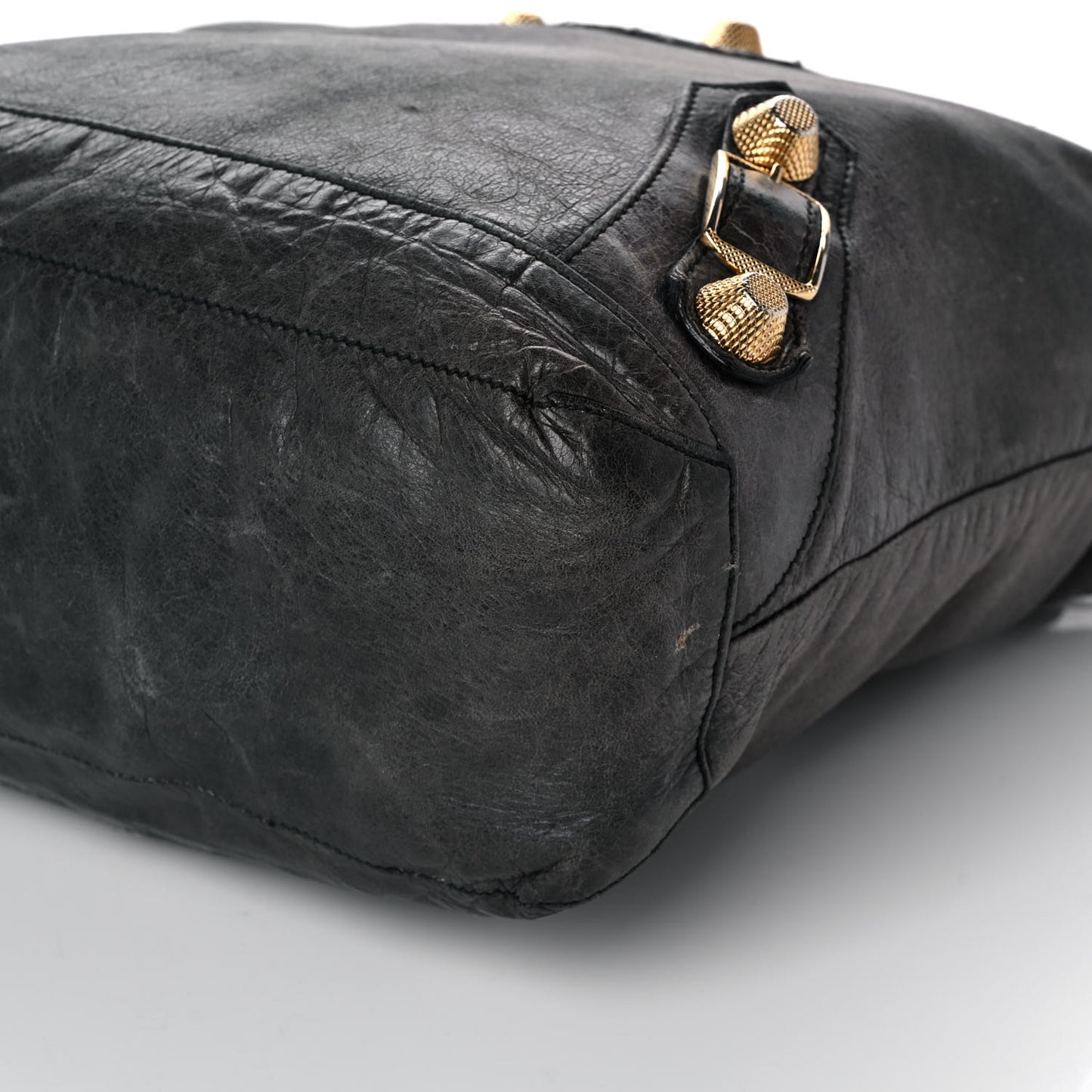Chevre Giant 21 Gold Hardware Day Hobo Black