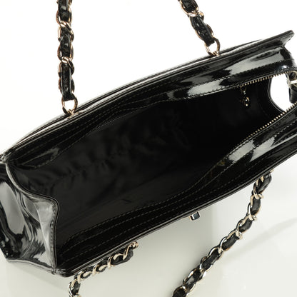 Chanel Patent Shoulder Bag Black 6 of 9