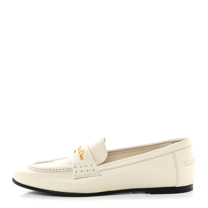 Christian Dior Calfskin Dior Boy Loafers 37.5 White 1 of 9