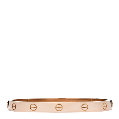 Cartier 18K Pink Gold LOVE Bracelet 18 1 of 3