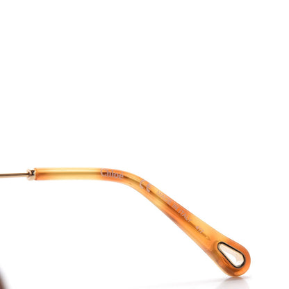 Chloe Square Aviator Sunglasses CE 140S Gold 5 of 7