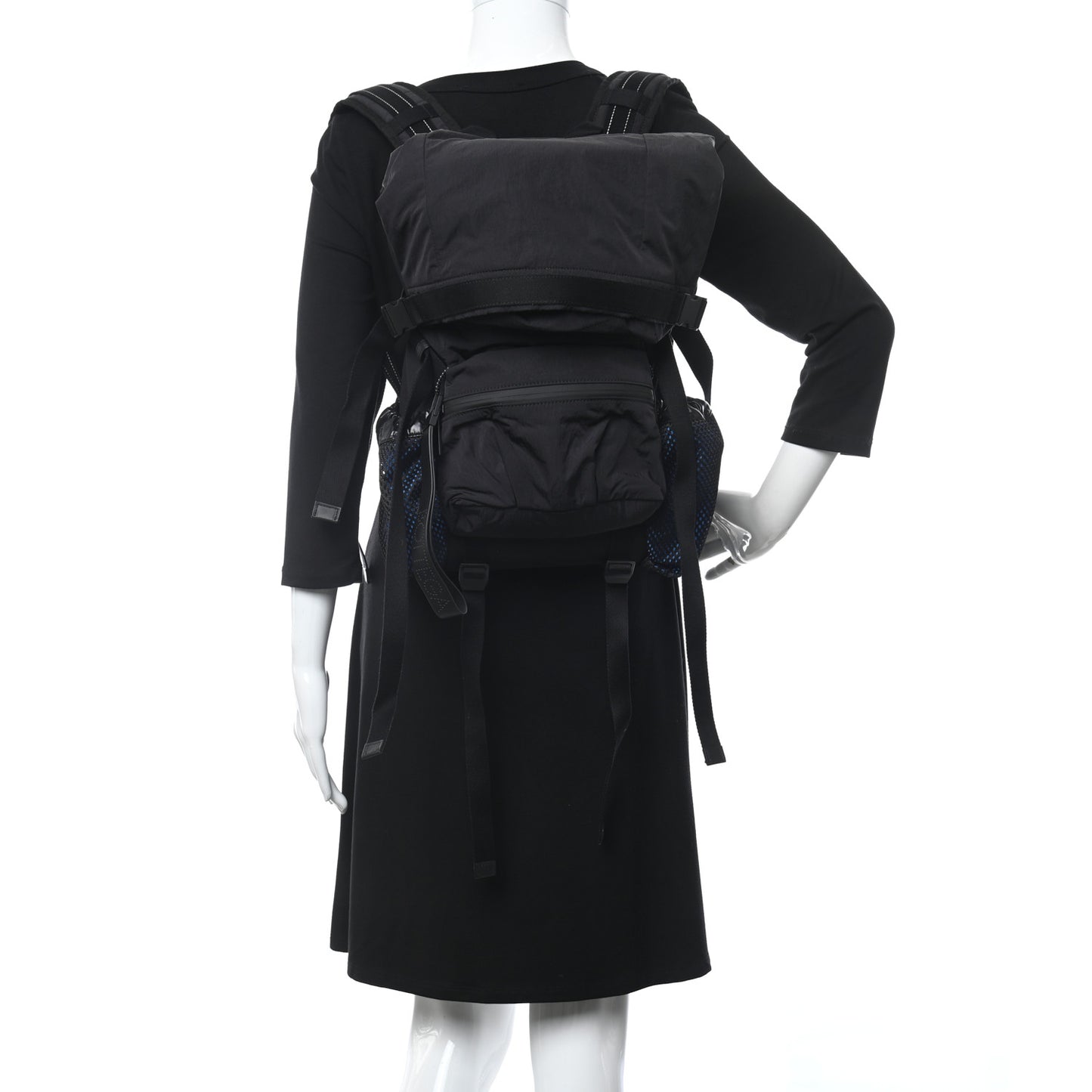 Nylon Trekking Backpack Black