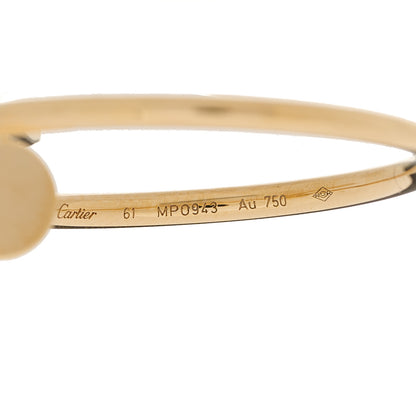 Cartier 18K Yellow Gold Small Juste Un Clou Ring 61 9.5 5 of 6