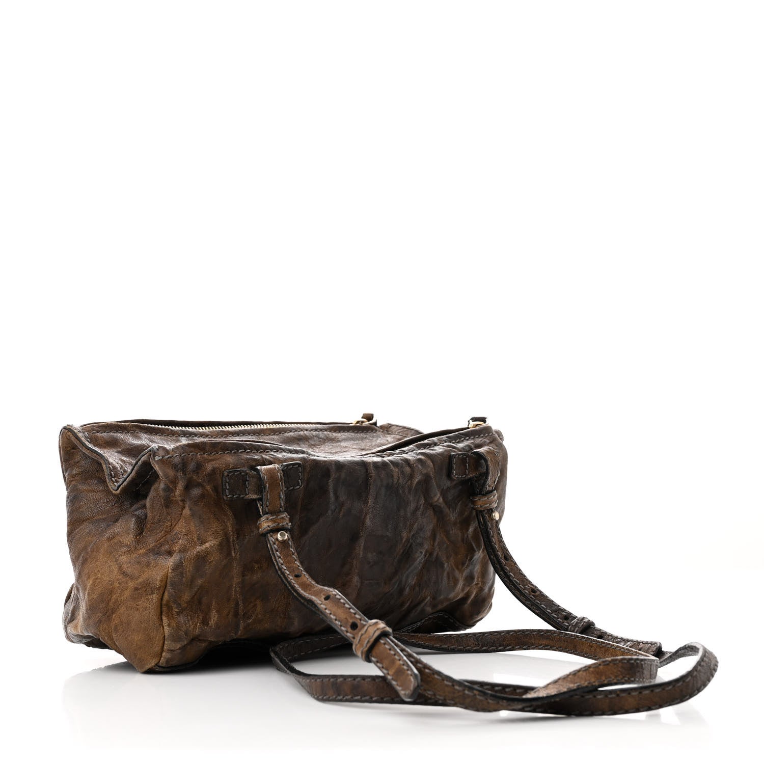Givenchy Tumbled Sheepskin Mini Pandora Charcoal 3 of 13