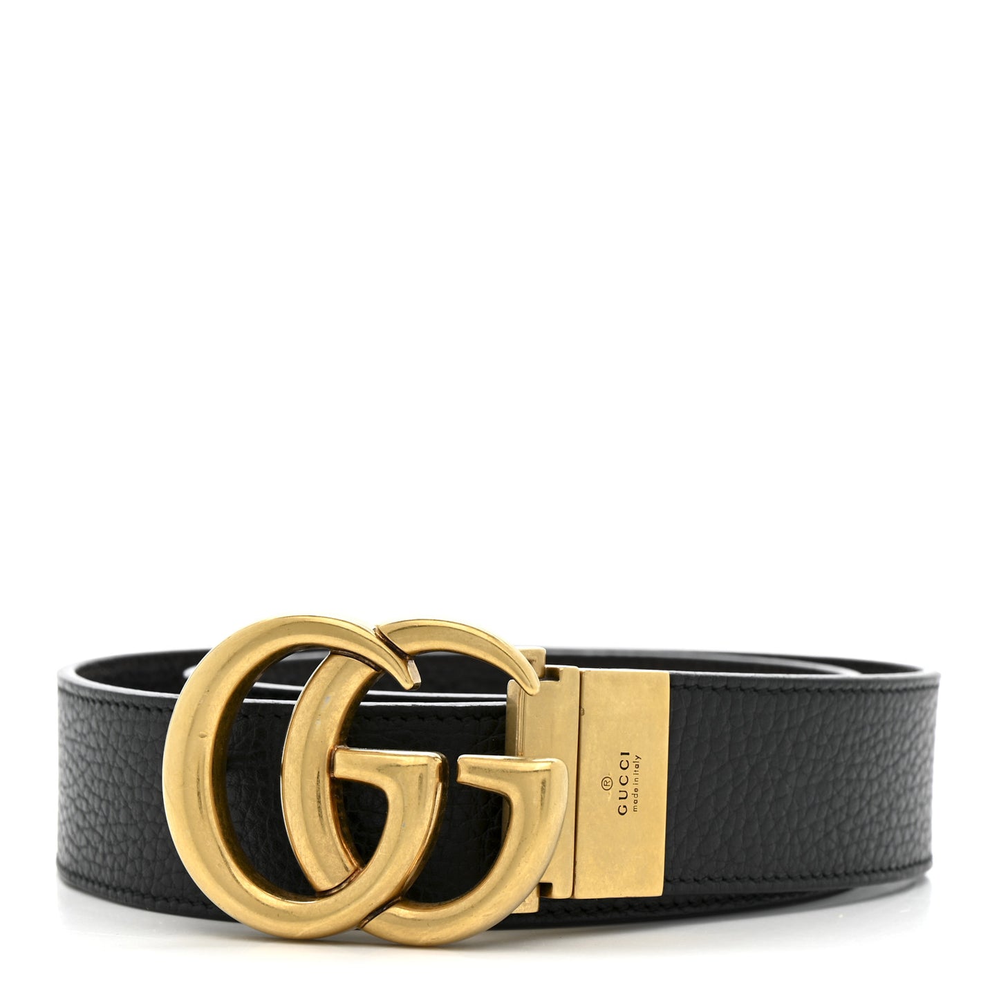 Calfskin Double G Reversible 85 34 Belt Black Cocoa