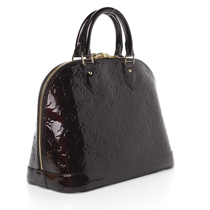 Louis Vuitton Vernis Alma PM Amarante 3 of 9