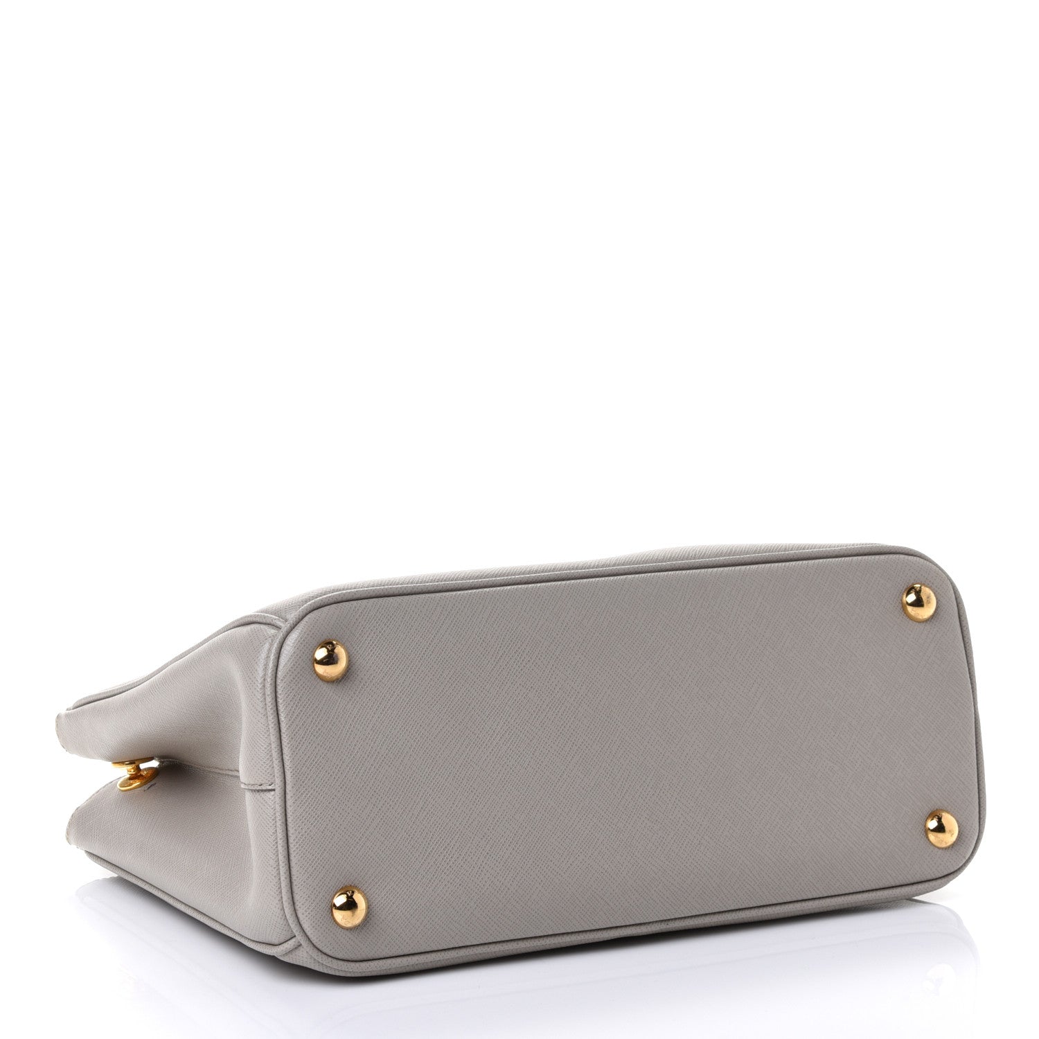 Prada Saffiano Small Galleria Double Zip Tote Pomice 3 of 4