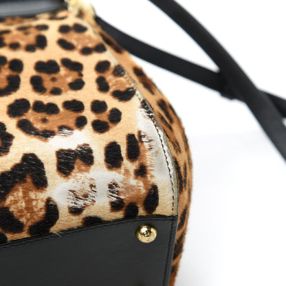 Dolce & Gabbana Calf Hair Leopard Print Large Miss Sicily Satchel Naturale 11 of 13