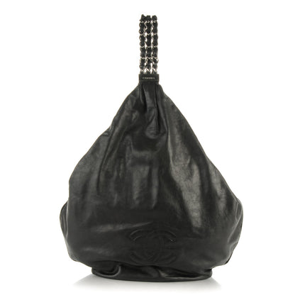 Chanel Lambskin Large Rock and Chain Hobo Black 1 of 10