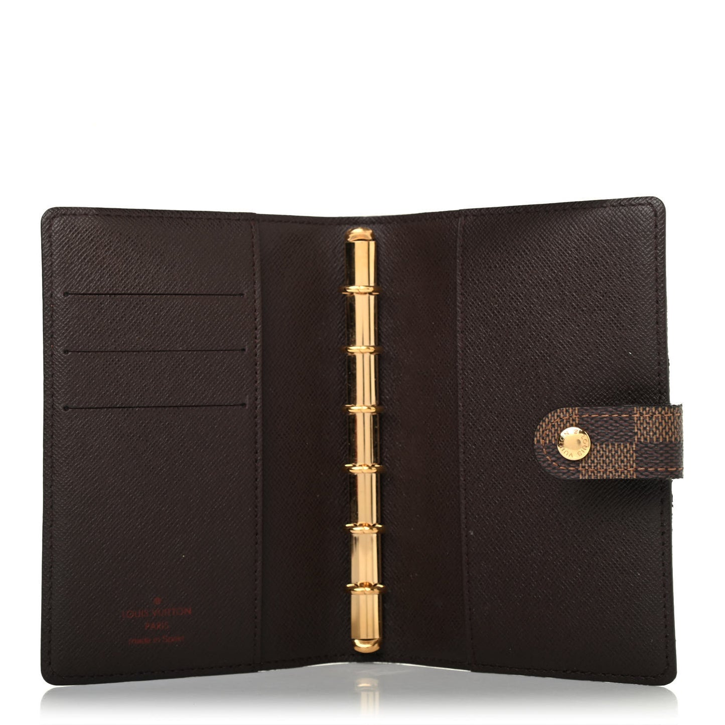 Damier Ebene Small Ring Agenda Cover
