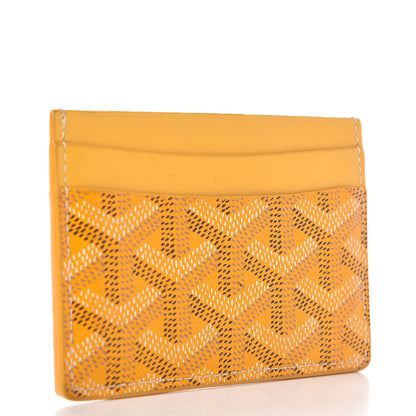 Goyard Goyardine Saint Sulpice Card Holder Yellow 3 of 6
