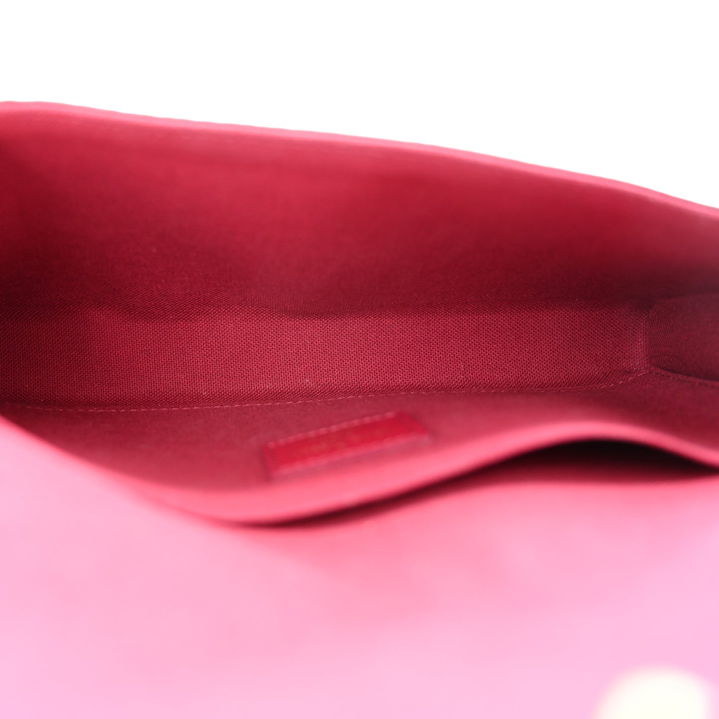 Monogram Pochette Felicie Chain Wallet Fuchsia