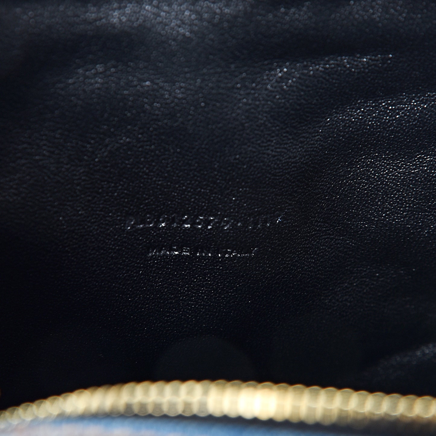 Denim Matelasse Monogram Mini Lou Camera Bag California Blue