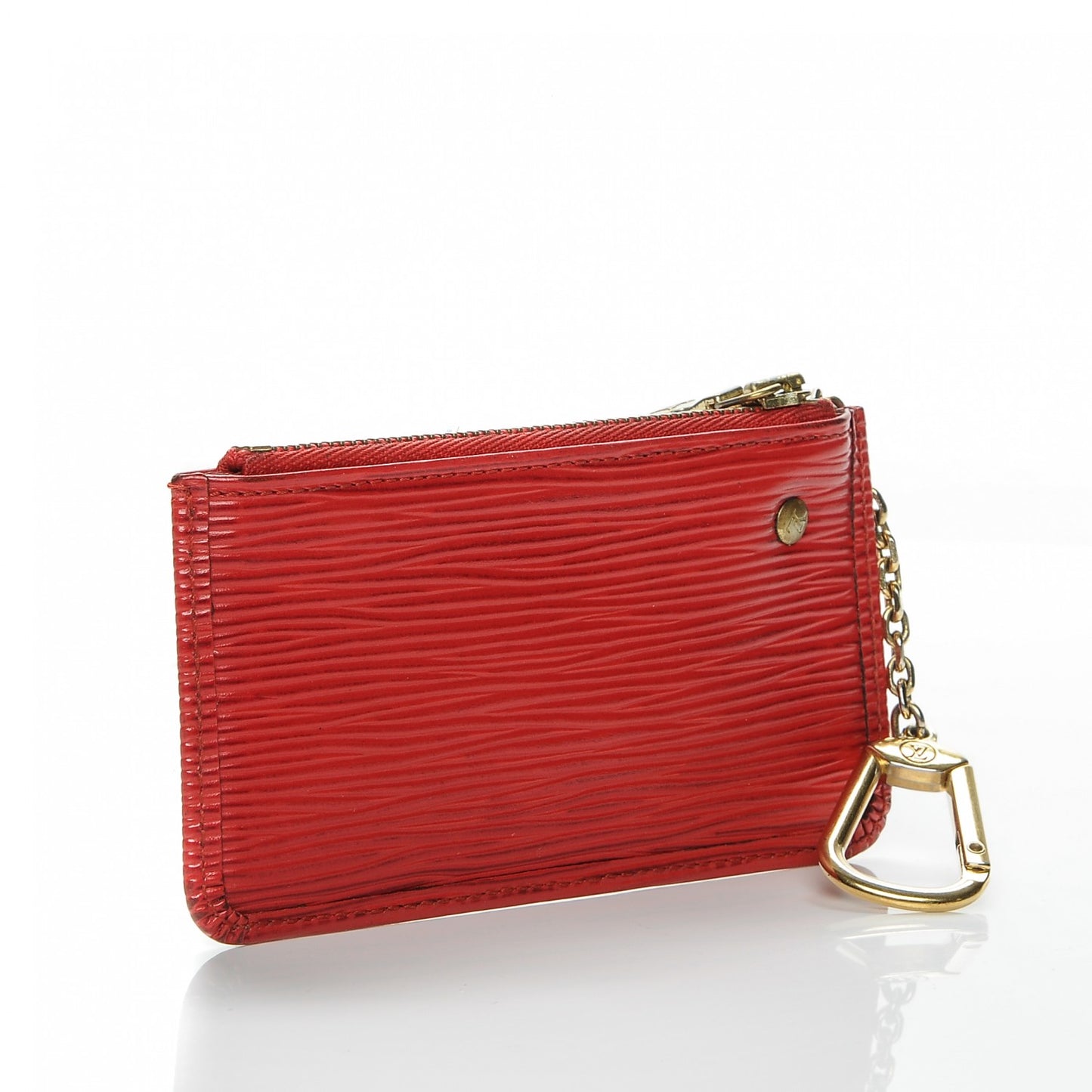 Epi Key Pouch Castillan Red