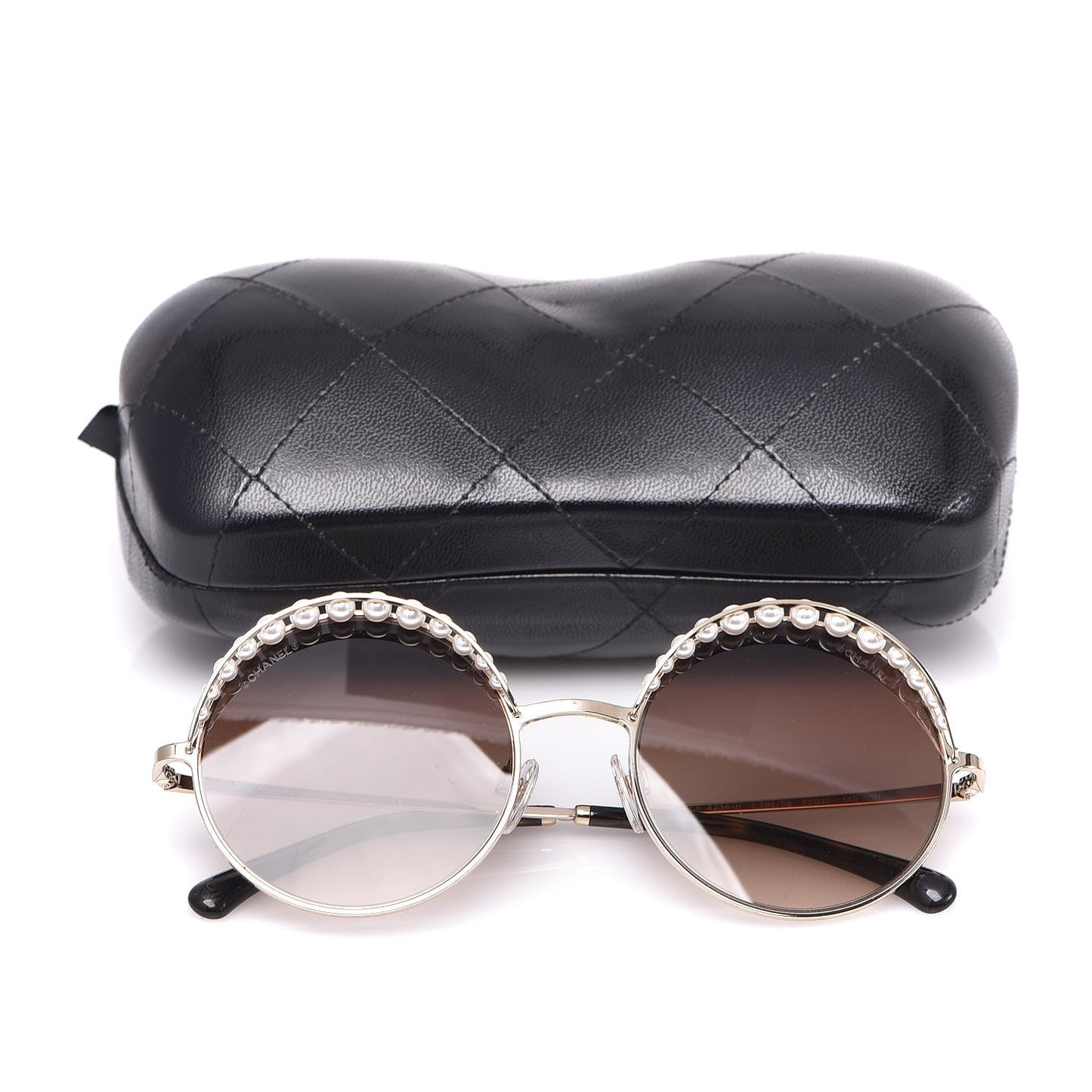 Pearl Round Sunglasses 4234-H Light Brown