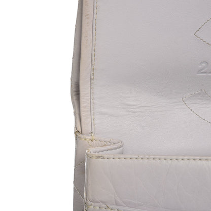 Chanel Aged Calfskin Quilted 2.55 Reissue 227 Flap White 10 of 22