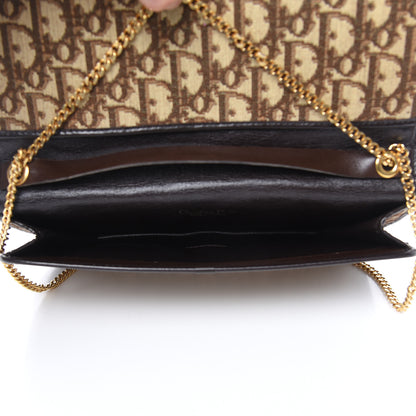 Christian Dior Monogram Chain Flap Brown 5 of 12