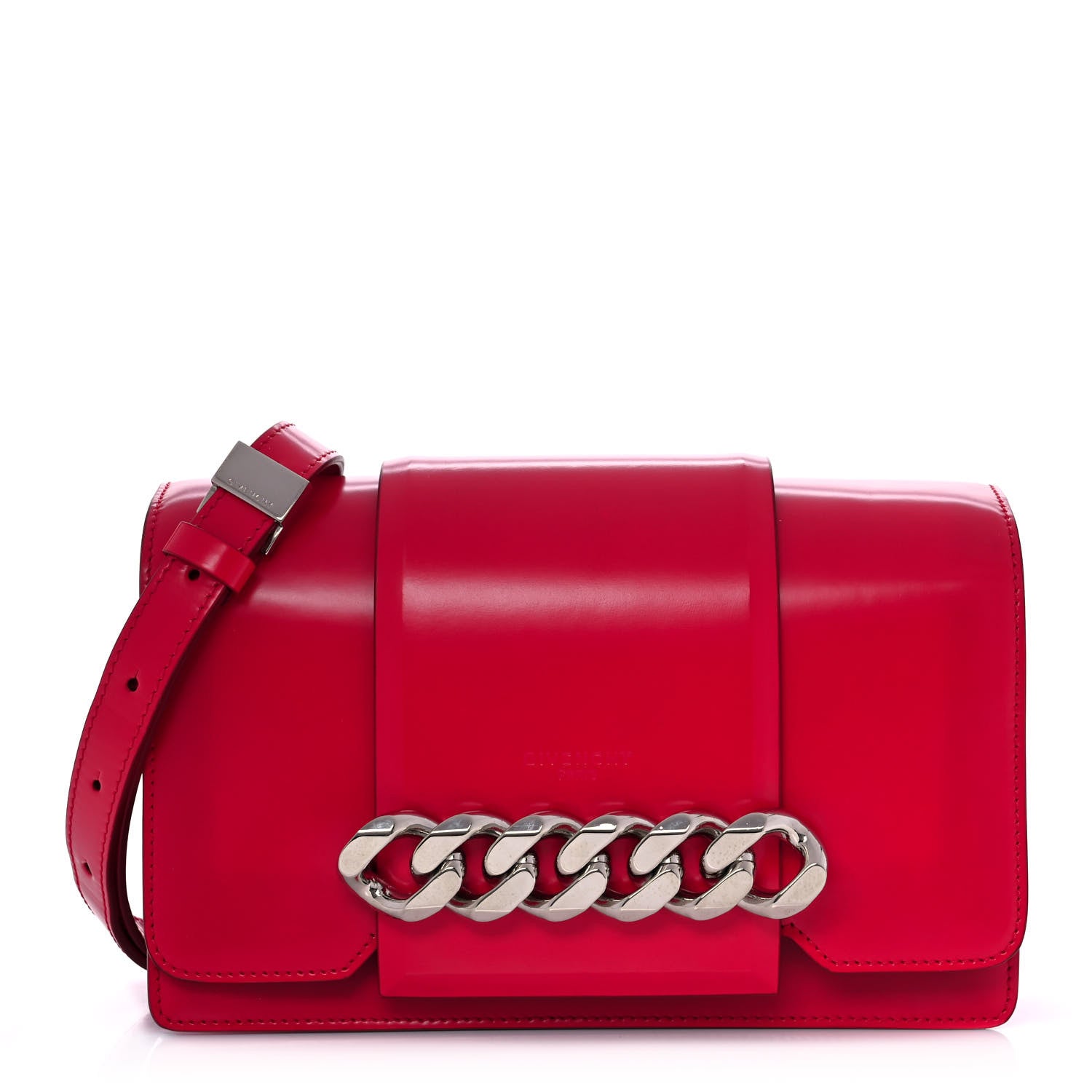 Givenchy Calfskin Infinity Flap Bag Red 1 of 9