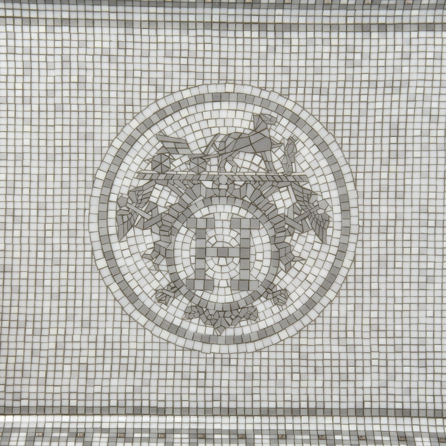 Porcelain Mosaique Au 24 Platine Change Tray