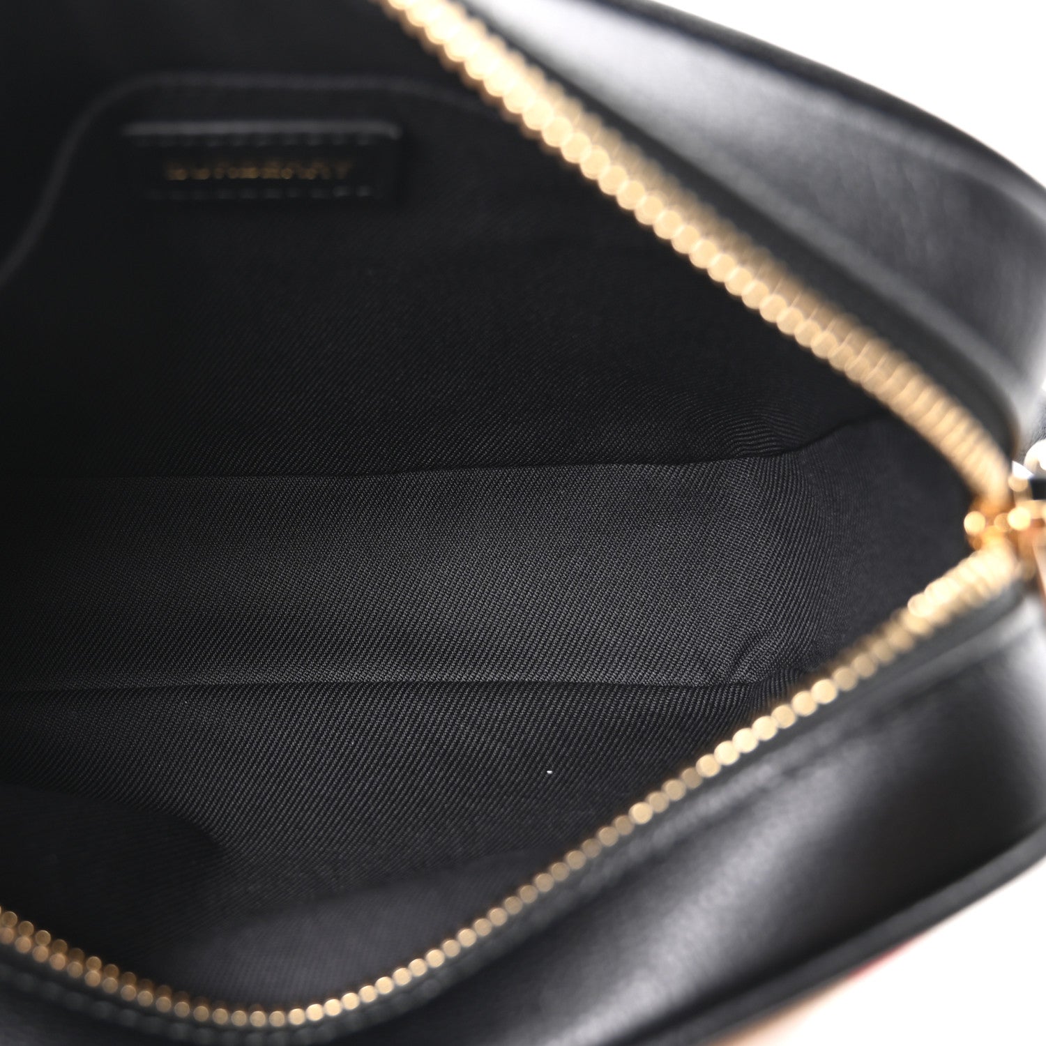 Burberry Giant Check Calfskin Smal Camera Bag Black 5 of 12