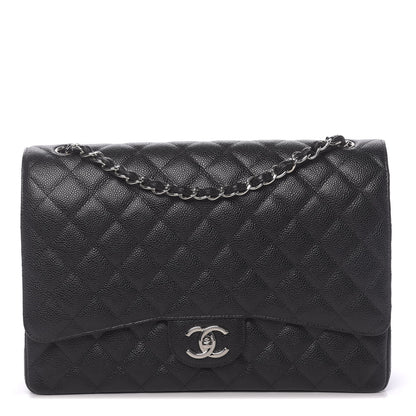 Chanel Caviar Quilted Maxi Double Flap Black 1 of 10