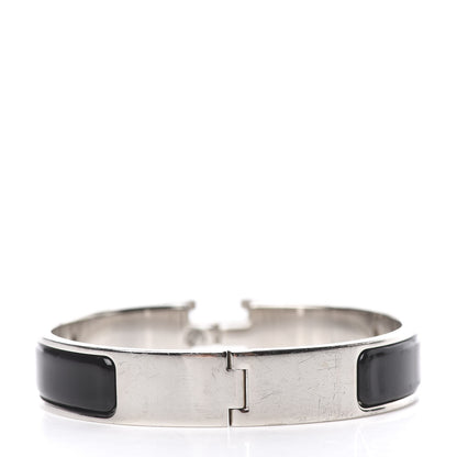 Hermes Enamel Narrow Clic Clac H Bracelet PM Black 3 of 5