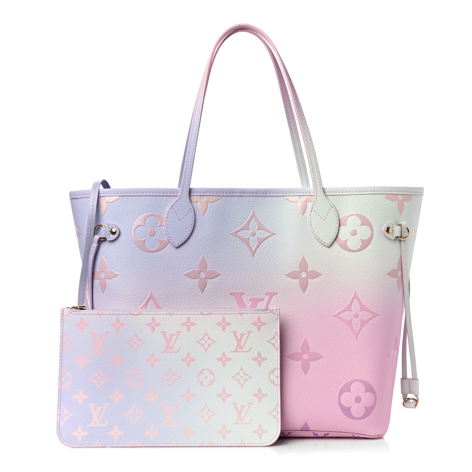Louis Vuitton Monogram Giant Spring In The City Neverfull MM Sunrise Pastel 2 of 11