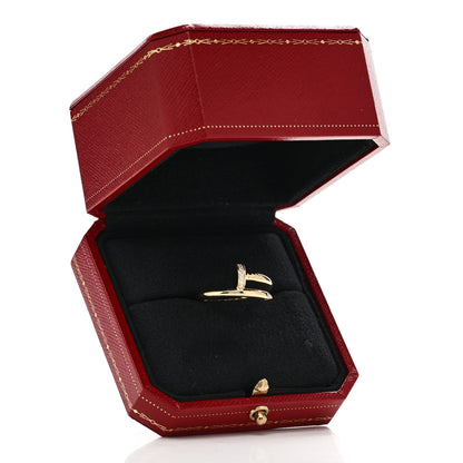 Cartier 18K Yellow Gold Diamond Juste Un Clou Ring 56 7.5 5 of 5
