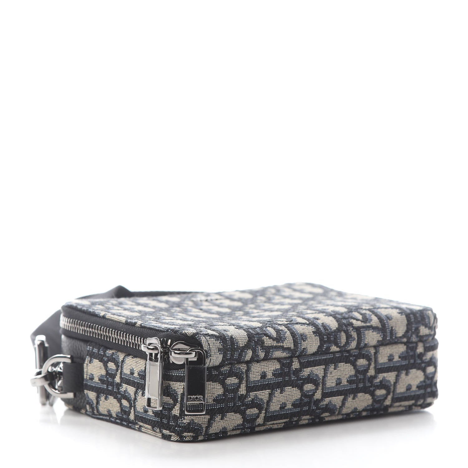 Christian Dior Oblique Pouch Navy Blue 3 of 7