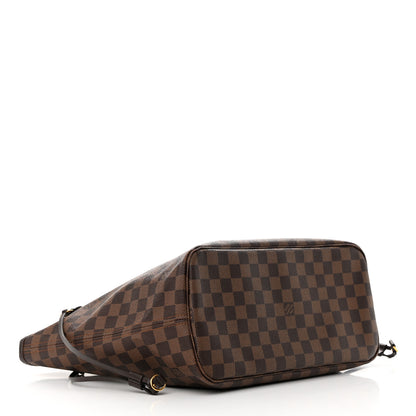 Louis Vuitton Damier Ebene Neo Neverfull MM Rose Ballerine 5 of 19