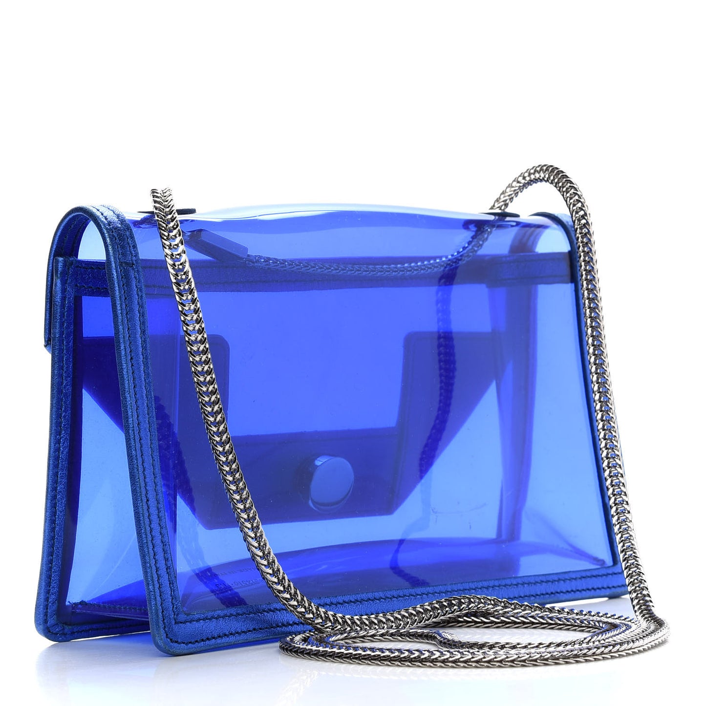 Calfskin Metallic PVC Mini Betty Blue