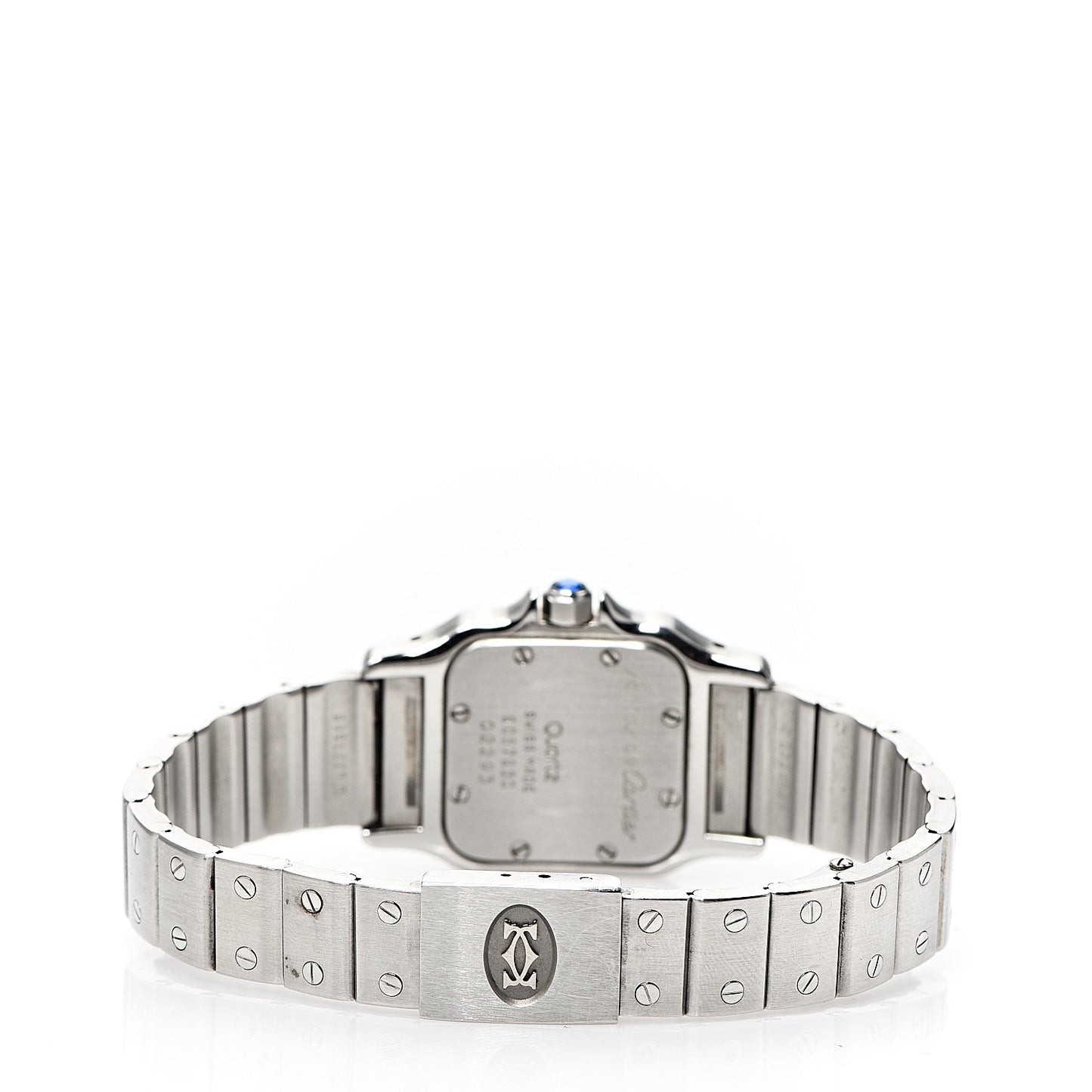 Stainless Steel 24mm Santos de Galbee Quartz Watch