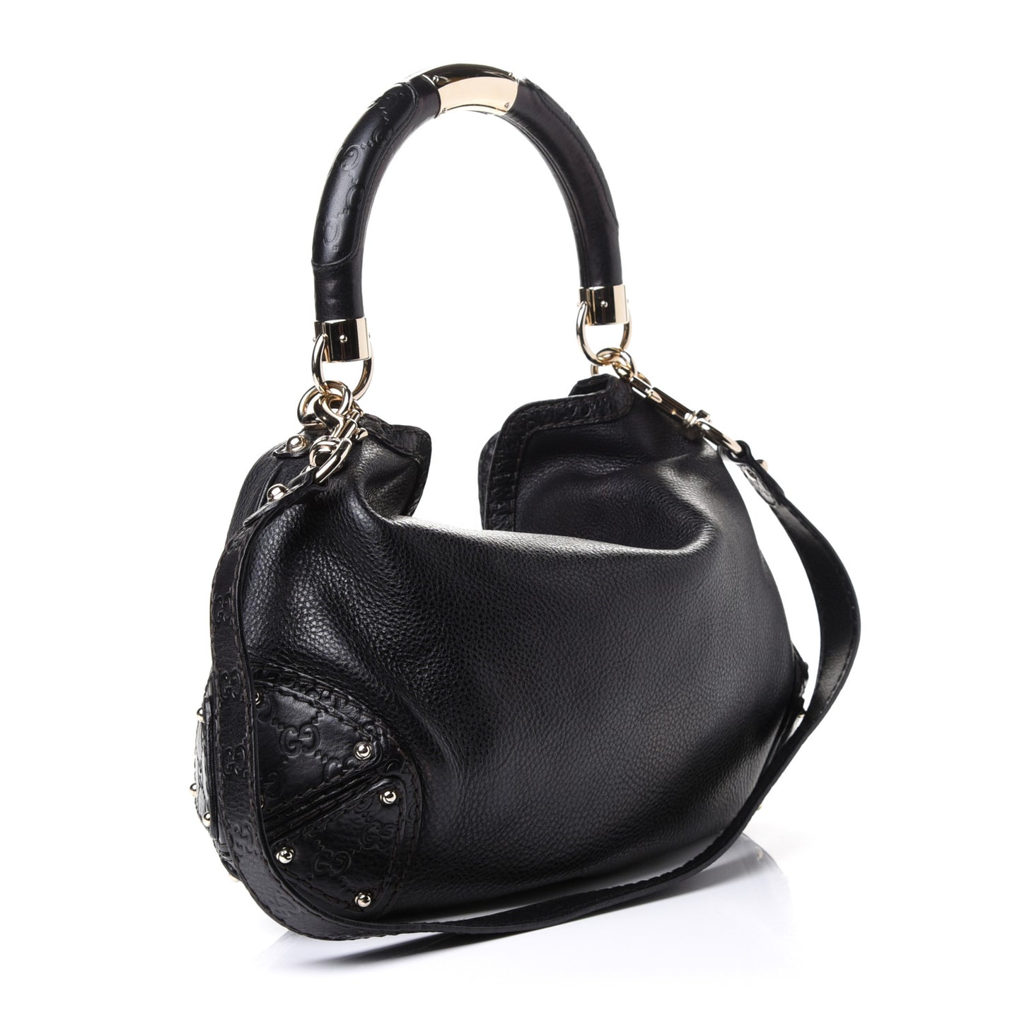 Calfskin Guccissima Bamboo Hobo