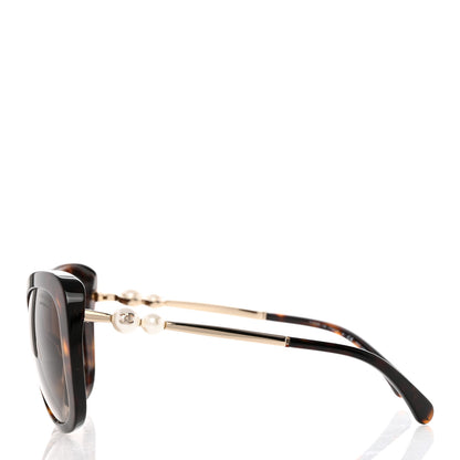 Chanel Acetate Polarized Butterfly Winter Pearl Sunglasses 5339-H-A Tortoise 3 of 8