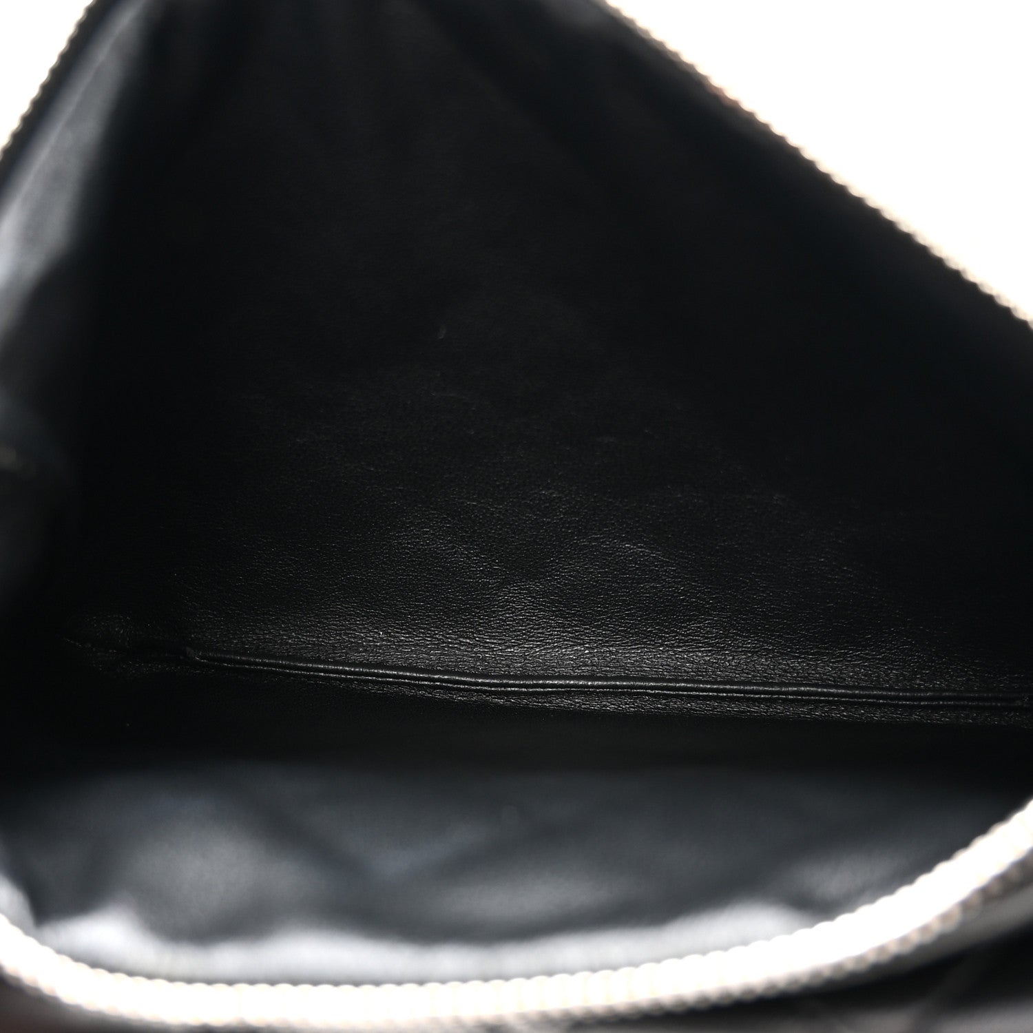 Chanel Lambskin Quilted Front Pocket Clutch With Chain Black 5 of 11
