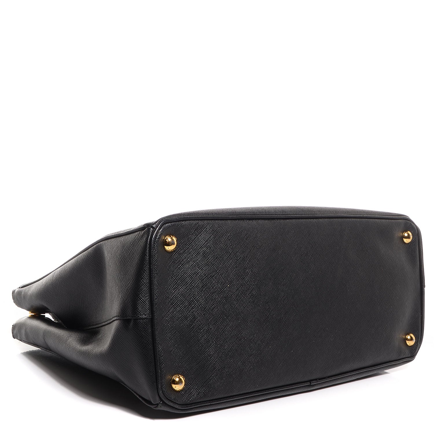 Prada Saffiano Lux Large Double Zip Tote Nero Black 4 of 10