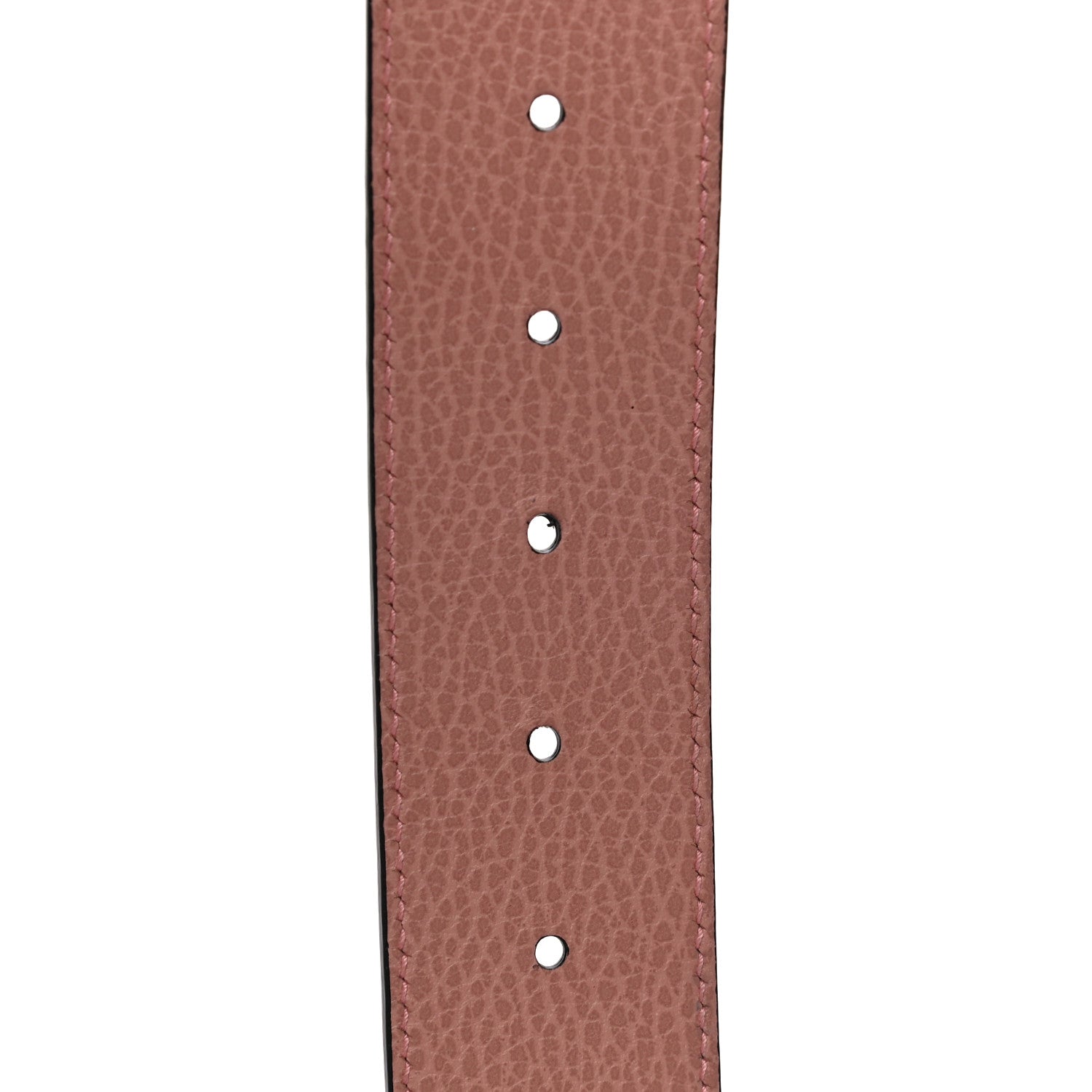 Gucci Calfskin 1973 Reversible Belt 85 34 Black Pink 5 of 7