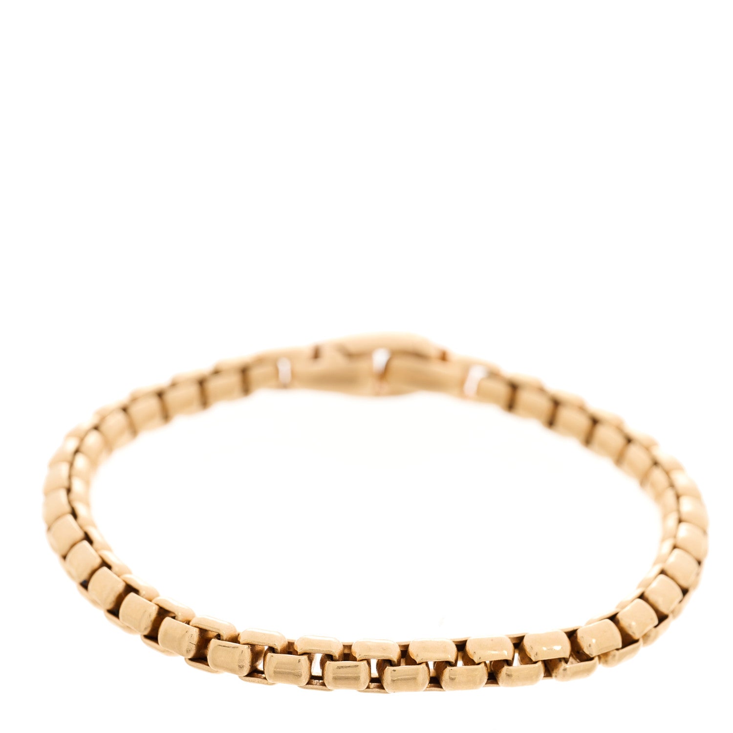 David Yurman 18K Rose Gold 5mm Box Chain Bracelet 1 of 3