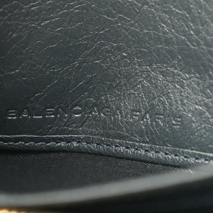 Balenciaga Agneau Giant 12 Gold Hardware Continental Zip Around Wallet Anthracite 6 of 8