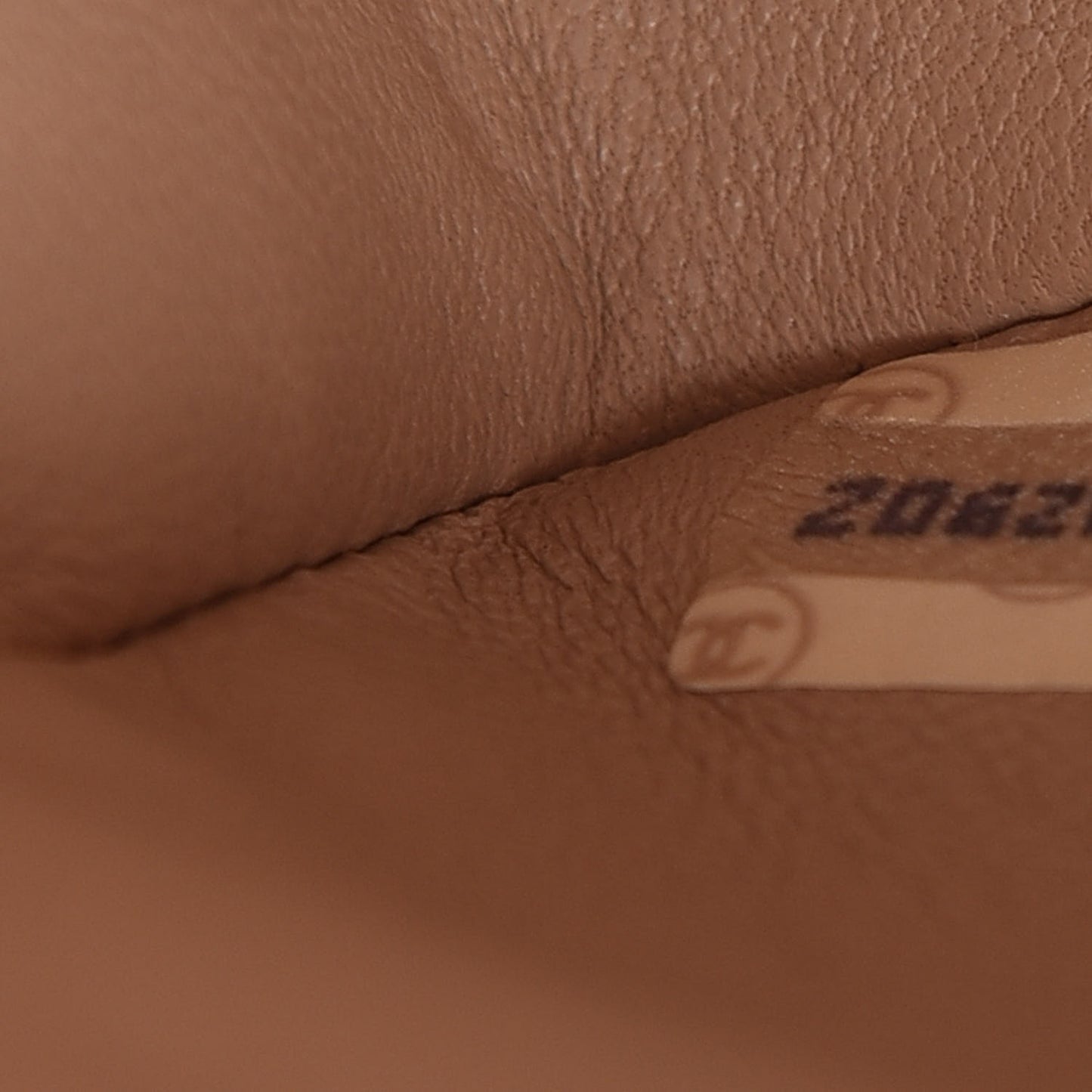 Lambskin Quilted Small Double Flap Beige