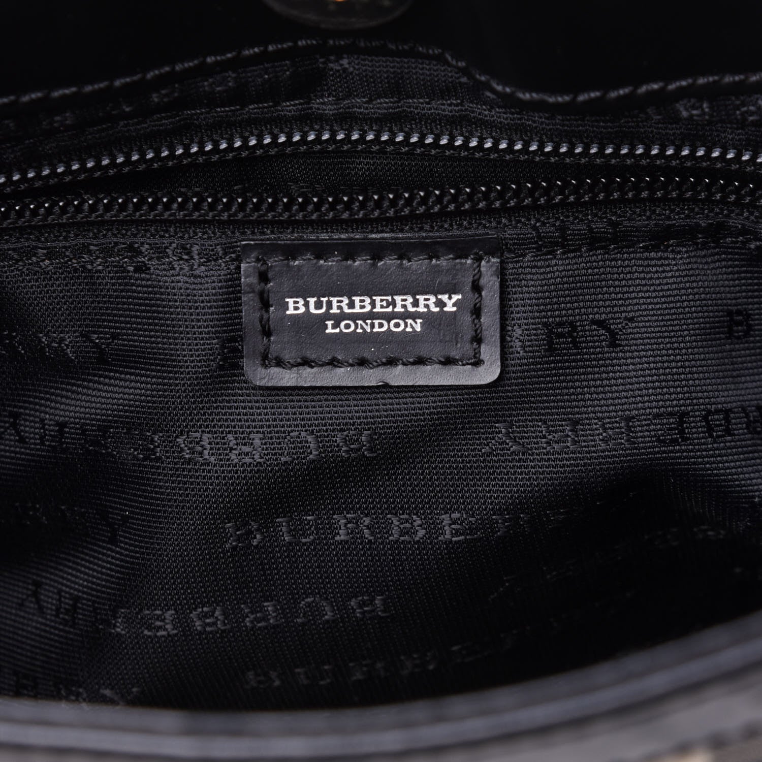 Burberry Vintage Check Shoulder Bag Black 6 of 11