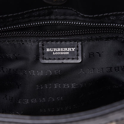 Burberry Vintage Check Shoulder Bag Black 6 of 11